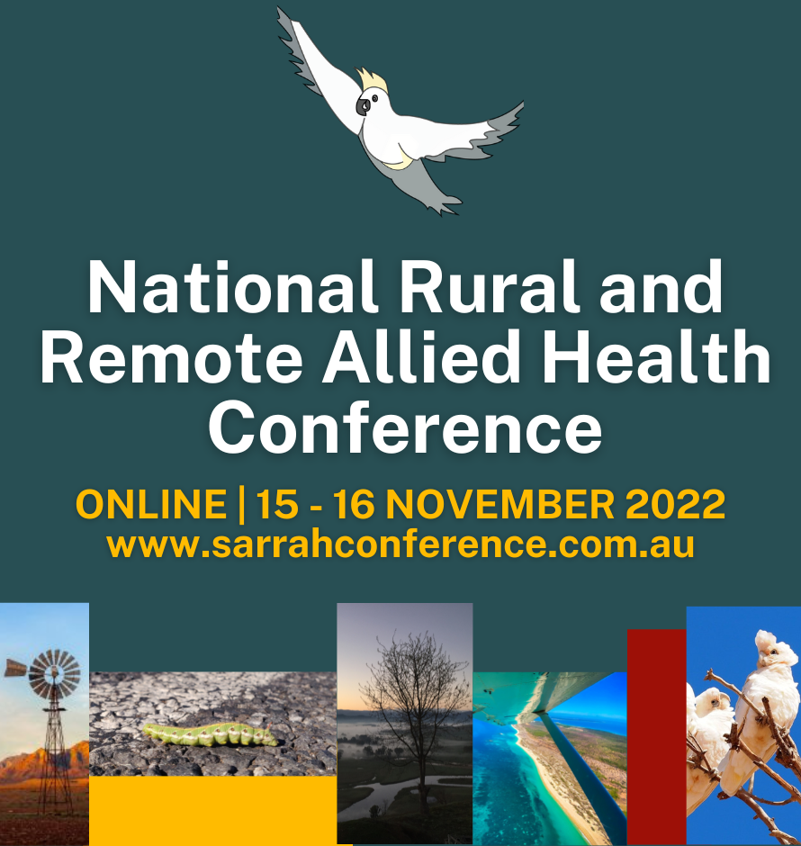 national rural and remote allied health conference poster sarrah